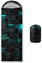 Sleeping Bags for Adults and Kids Backpacking Camping Sleeping Bags for Girls and Boys Lightweight Waterproof Cold/Warm Sleeping Bag for All Season