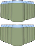 PartyPrints 200 Pack Champagne Blank Can Cooler Sleeves, Customizable Bulk Sublimation Can Coolers, Extra-Thick Collapsible Drink Insulator Sleeve, Beer Can Coolers for Party Beverages