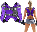 Prodigen Weighted Vest for Women and Men 8 12 16 20 25 30 Lbs with Reflective Stripe and Double Adjustable Buckle Straps Weight Vests for Strength Training, Jogging, Cardio, Weight Loss