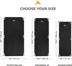 Teton Camping Cot with Patented Pivot Arm, Folding Camping Cot, Durable Heavy Duty Canvas, Comfortable Sleeping Bed for Adults, Portable