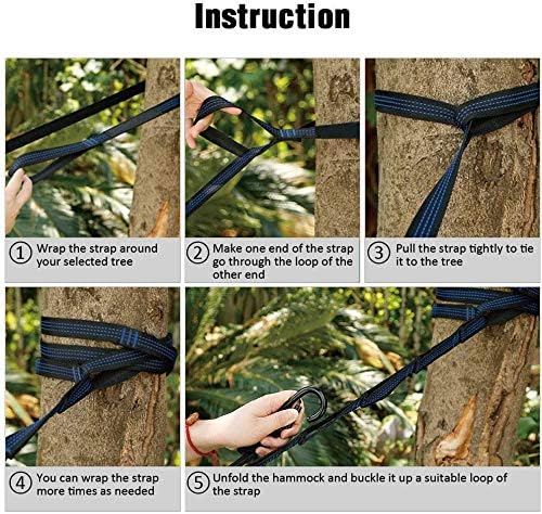 Camping Hammock with Mosquito Net and Rain Fly - Travel Hammock Bug Net - Hammock Tent for Outdoor Hiking Backpacking Travel Camping Accessories and Camping Gear… Military Green