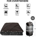 Camping Blanket,Lightweight Puffy Printed Camping Blanket Packable Outdoor Blanket for Camping,Traveling, Stadium, Hiking, Picnics