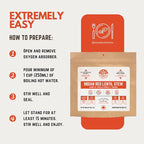 – Indian Red Lentil Stew | High Energy, All Natural Ingredients | Plant-Based & Non-GMO| Just Add Boiling Hot Water | 112g / 4oz (Pack of 1)