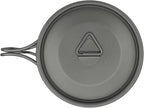 Kuvik Titanium Cup with Lid 350ml (11.8 oz) - Ultralight and Compact Pot for Backpacking, Camping, and Survival