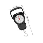 Mechanical Luggage Weight Scale 20kg with Measuring Tape Portable Hanging Hand Spring Scale for Travel and Fishing Weighing