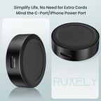 RUXELY Magnetic Charger Adapter for Apple Watch,5W Portable Wireless Fast iWatch Charger with USB C & iPhone Power Port,Short Apple Watch Charging Cable for iWatch Series 11 10 9 8,Ultra 3,42/46/44mm
