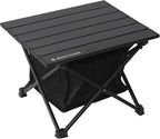 ROCK CLOUD Upgraded Portable Camping Table Ultralight Aluminum Camp Table Folding Beach Table with Storage Bag for Camping Hiking Backpacking Outdoor Picnic