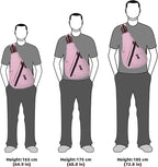 KL928 Canvas Sling Bag - Small Crossbody Backpack Shoulder Casual Daypack Rucksack for Men Women(Large Version)