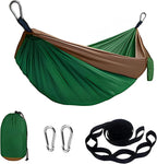 Camping Hammock Lightweight, Portable Hammocks with Tree Straps, Travel Swing Nylon Camp Hammocks for Adult Kids, Outdoor Essentials for Hiking Beach Backpacking