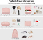 Compression Packing Cubes (Pack of 7), Expandable Luggage Organizer Bags, Hanke Packing Cubes for Travel, Double Zipper Durable Travel Packing Organizers for Suitcase Backpack and Carry-On