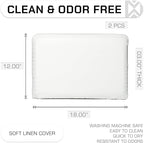 Camping Pillow 2 Pack — Camp Pillow, Memory Foam Pillows 2 Pack — for Sleeping Bag & Hiking, Reliable & Comfortable