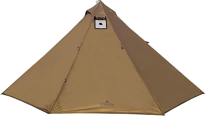 Longeek 2-4 Person Camping Tent 4 Seasons Backpacking Ultralight Easy Up Hot Teepee