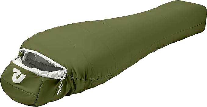 Retrospec Dream Sleeping Bag - 5, 15, 30 Mummy for Camping, Insulated Cold Weather, Lightweight Stuff Sack, Water-Resistant, Adjustable Draw Cords, Adult