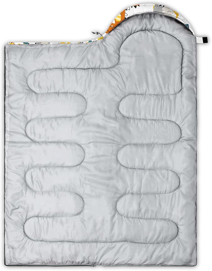 QOOMO Camping Sleeping Bags,3 Season Warm & Cool Weather,Lightweight,Waterproof Sleeping Bags for Adults & Kids,Traveling,and Outdoors,Camping Gear Equipment