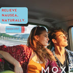 MOXE Nausea Nasal Inhaler Sticks, All Natural Essential Oil Blend, Ginger, Cardamom, Peppermint, Sweet Orange, Upset Stomach, Headaches, Easy-to-Use Portable Aromatherapy, Made in USA, 3 Pack