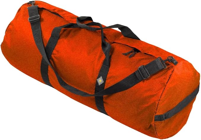 North Star Sports Foldable Duffle Bag for Travel, Gym & Outdoor Camping | Tough and Packable Sport Equipment Bag & Gear Organizer | Heavy Duty Large Duffel Bags for Traveling