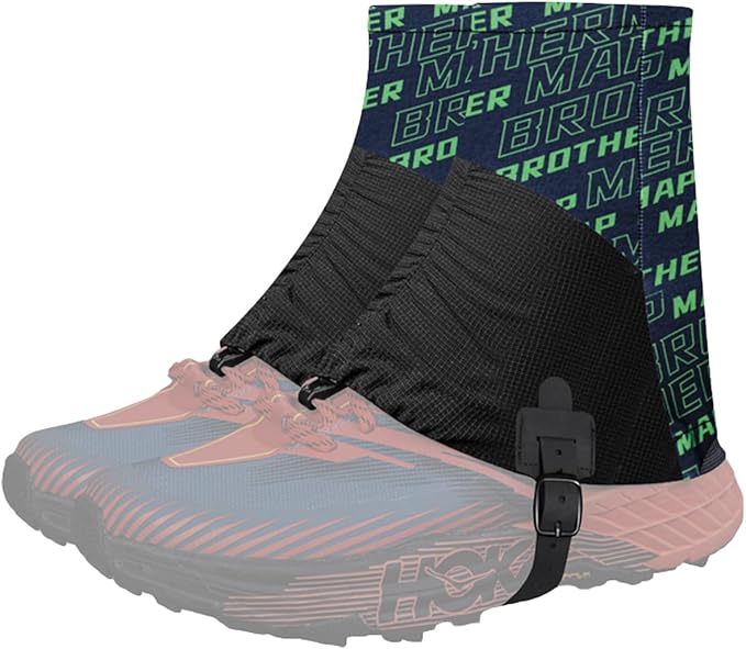 Trail Gaiters, Waterproof Low Shoe Protectors, Adjustable Boots Gators for Hiking & Running - Prevents Debris in Shoes