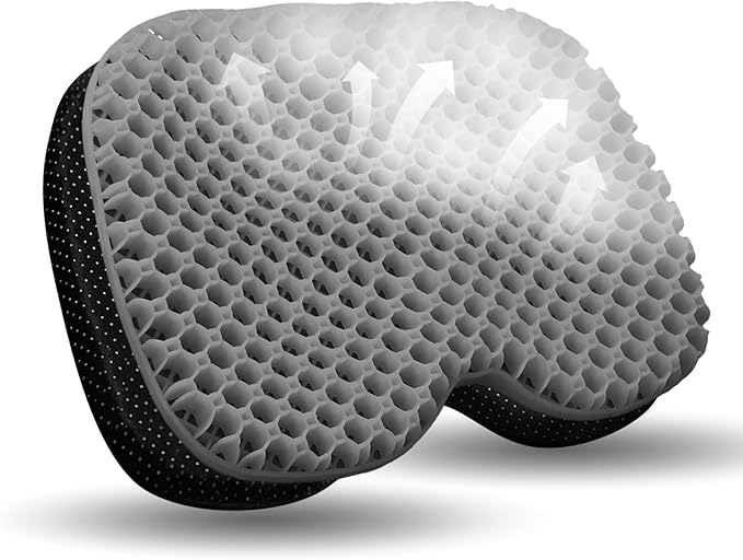 NEW-Vi Anti-Slip Kayak Seat Cushion - Waterproof Thicken Gel Boat Kayak Canoe Rowing Stadium Pad for Sit in Kayak Chair Kayak Accessories Equipment Gear for Fishing Kayak