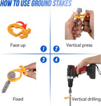 16 PCS Screw in Tent Stakes for Women Men - Ground Anchors for Sand, Canopy, Trampolines, Camping Aluminium Heavy Duty Rust Prevention Pegs Drillable Lightweight Safe - Silvery 14 inch