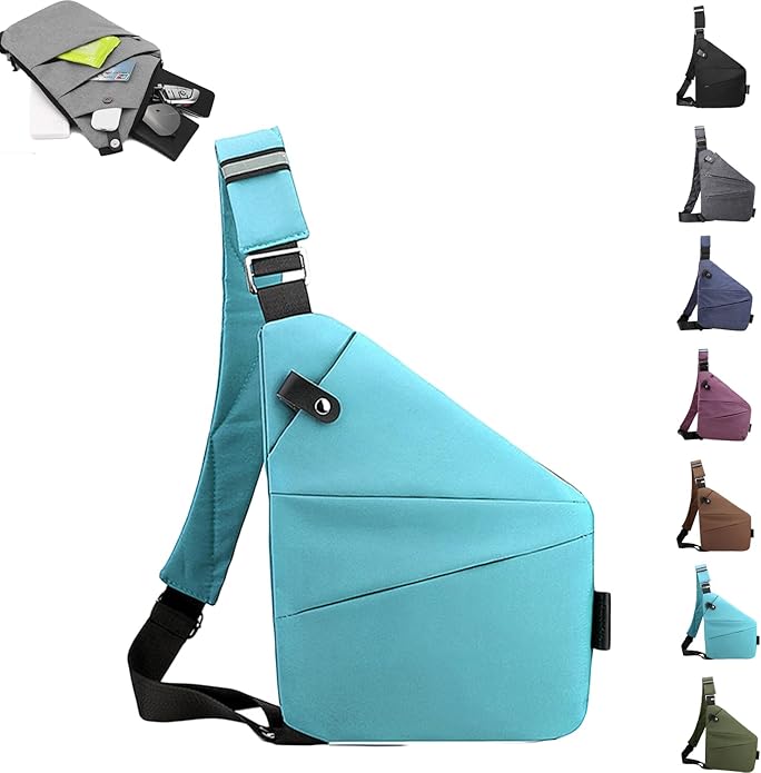 Anti Theft Travel Bag,Anti Theft Crossbody Bag, Sling Bag Travel Crossbody Bag for Women Men