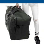 Large Duffel Bag, Waterproof Carry on Weekend Overnight Storage Bag over Luggage for Airline, Travel, Camping, Moving