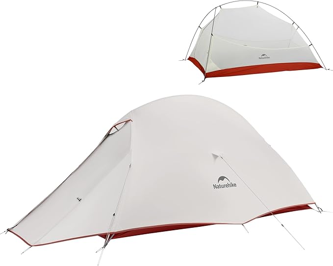 Naturehike Cloud-Up 1 Person Tent, Lightweight Backpacking Tents for One Man, Waterproof Ultralight One Person Tent for Camping Hiking Backpacking