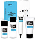 coxir Ultra Hyaluronic Holiday Gift Set – Cleansing Oil + Toner + Ampoule + Cream |Mini Skincare Kit, Travel-Size Korean Skincare Set, Hydrating Routine