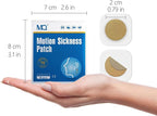 MQ 14ct Motion Sickness Patches Non Drowsy, Sea Sickness Patches for Cruise Travel Essentials, Waterproof Patch Behind Ear for Car Airplane Altitude Sickness, Long Last 72H