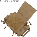 SABADO Rapid/Quick Deploy First Aid Kit Pack Tactical IFAK Pouch Two-Piece System Med Roll Carrier Hypalon Handle Outdoor Sport Hunting Bag