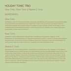 Pixi Beauty Tonic Trio | Holiday Edition Gift Set with 3 Pixi Favorite Tonics | Glow Tonic, Vitamin- C Tonic, Rose Tonic | Calming, Hydrating, Gentle Exfoliating and Smoothing