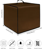 Cold Brew Coffee Maker Cover Drip Coffee Maker Lid Waterproof Antistatic Nylon Case for K-Duo Gen2/K-Cup Gen1 Hot & Iced Single Serve & Carafe Coffee Make 72oz (Brown)