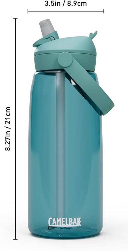 CamelBak Thrive Flip Straw Tritan Renew Water Bottle Cove, 32oz