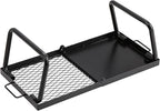 VEVOR Folding Campfire Grill, Heavy Duty Steel Mesh Grate, 22.4" Portable Camping Grates Over Fire Pit, Camp Fire Cooking Equipment with Legs Carrying Bag, Grilling Rack for Outdoor Open Flame Cooking