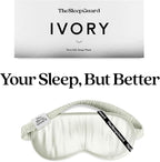 Pure Silk Sleep Mask [100% 6A Mulberry Silk, 22 Momme] Light Blocking Travel Essentials. Eye Masks for Sleeping. Black Oeko-Tex Blindfold. Eye Covers for Men & Women