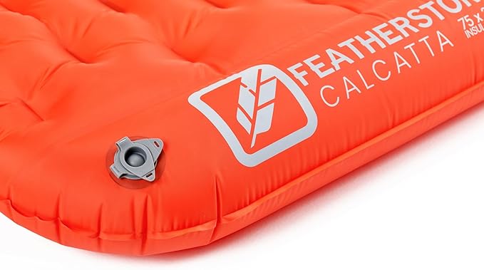 Featherstone Calcatta Air Sleeping Pad for Camping, Hiking, & Backpacking - Inflatable, Ultralight, Warm, 4 Season, & Comfortable - R-Value 5.6