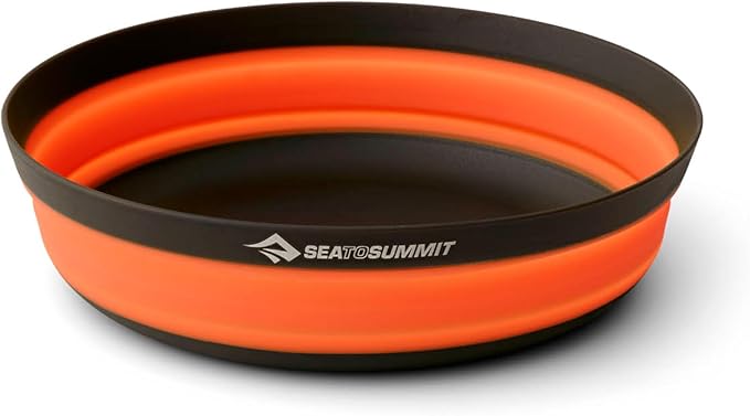Sea to Summit Frontier Ultralight Collapsible Bowl, Large (30 fl oz), Puffins Bill Orange