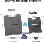 120W Portable Solar Panel for Power Station Generator, Ultra Light 5.7lbs, 25% High Efficiency IP65 Waterproof, 20V Foldable Solar Panel Charger for Camping, RV, Outdoor Use and Off-Grid Blackouts