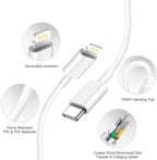iPhone Charger Fast Charging USB C Charger Block Type C Charging iPad Chargers with 6FT C Chargers Cord Compatible with iPhone14/14 Pro Max/13/13Pro/12/12 Pro/11,iPad