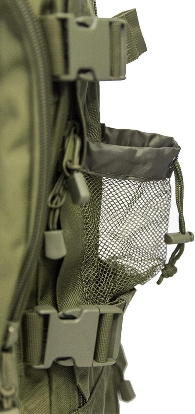 Tactical Backpack Military Hiking Daypack - Molle Backpack for Men 3 Day Assault Pack Bug Out Bag for Camping Travel Army Hunting Gym Rucksack Survival (Green)