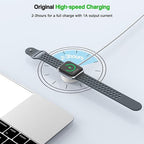 Fast Charger for Apple Watch,2 Pack USBC & A PD Wall Charger Adapter with 10FT Long USBA Magnetic Apple Watch Fast Charging Cable Portable Compatible with iWatch Series 10/9/8/7/SE/SE2/5/4/3/2/1/Ultra
