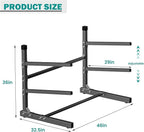 EVERHANGER Kayak Storage Rack, Adjustable Kayak Stand Holder, Freestanding Paddle Board Rack for Kayak, Canoe, Surfboard, 320lbs Capacity