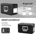 HOWEASY Portable Power Bank, 24000mAh Portable Laptop Charger Power Bank with 2 110V/120W AC Outlet，Portable Battery Pack & Power Bank for Notebooks, MacBook, Laptops