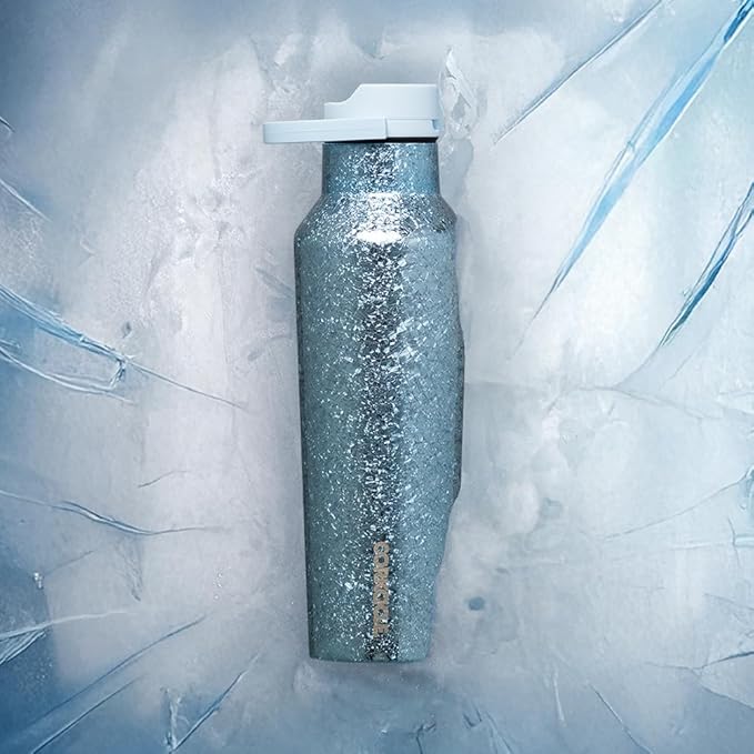 Corkcicle Classic Sport Canteen Insulated Water Bottle - Keeps Beverages Cold 25 Hours - Triple Insulated - Summer Drinkware Gift - Keeps Drinks Ice Cold - Leak-Proof Cap - 20 oz - Ice Breaker