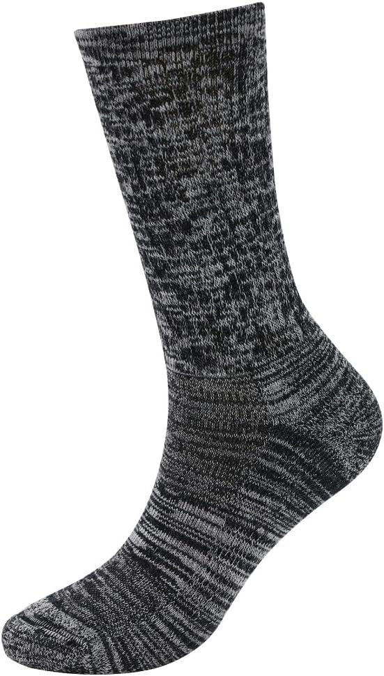 EnerWear 4 Pack Women's Merino Wool Outdoor Hiking Trail Crew Sock