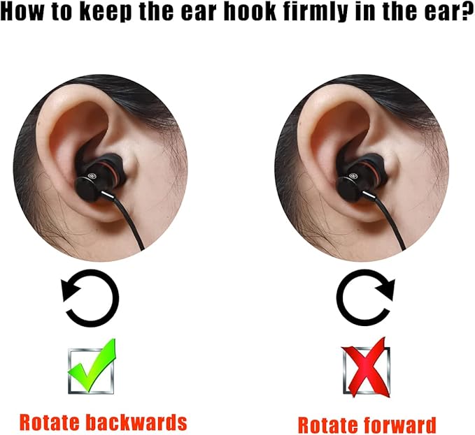 Sports Earbud Stabilizers Fins Wing Noise Isolation Replacement Eartips Adapters for in Ear Earphones 4mm to 6mm Nozzle Attachment 3 Pairs Left and Right (White)
