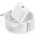 Apple Fast Charger, 10FT Extra Long Fast iPhone Charger Travel Plug Adapter Super Quick Apple Charging USB C Wall Charge Block with 10Foot Lightning Cable Cord for iPhone 14/13/12/11/X/XR/SE2022/iPad