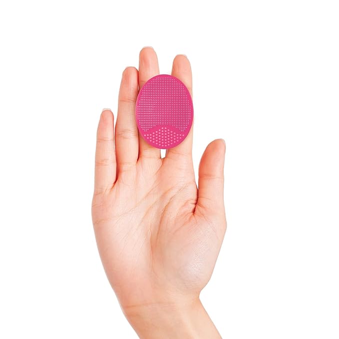 Plum Beauty Facial Skin Scrubber Set – Removes Dirt, Opens Pores, Exfoliates Skin, Wall Suction Back
