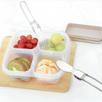 Camping Utensils Folding Cutlery set, Fork and Knife With Storage Box, Stainless Steel Tableware Accessories, Portable Outdoor Kitchen Set for Travel, Picnic, Hiking, Backpacks