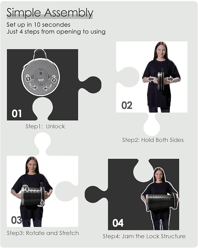 18-inch Heavy Duty Collapsible Stool - 800 lbs Capacity, 2.6 lbs Lightweight Portable Folding Stool for Camping, Travel, Music Festivals and Other Outdoor Events