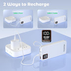 Portable Charger Power Bank, 10000mAh 22.5W Super Fast Charging Powerbank with Built-in USB C in&Out Cable, Slim External Battery Pack for iPhone 16/15/14/13/12/11 iPad Samsung S24 S23 Android etc